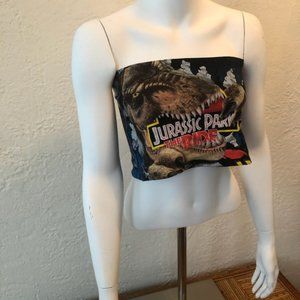 Furst of a Kind... Jurassic Park graphic tube top